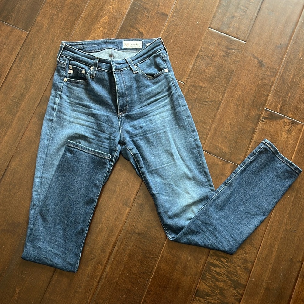Agolde Aged Blue Denim